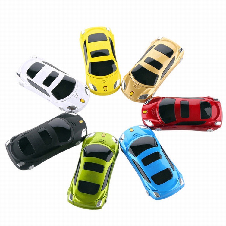 Car Phonef15 with Code Car Children's Cartoon Cool Horse Race Lamp Flip Mobile Phone for Students