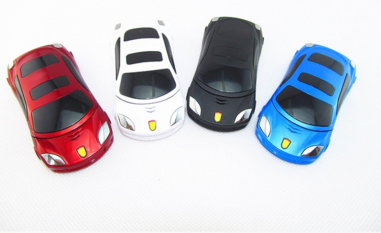 Car Phonef15 with Code Car Children's Cartoon Cool Horse Race Lamp Flip Mobile Phone for Students