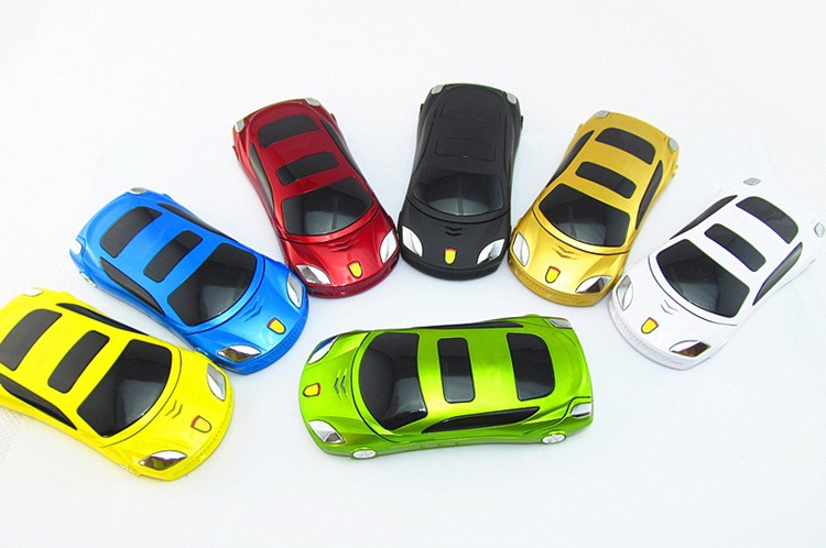 Car Phonef15 with Code Car Children's Cartoon Cool Horse Race Lamp Flip Mobile Phone for Students
