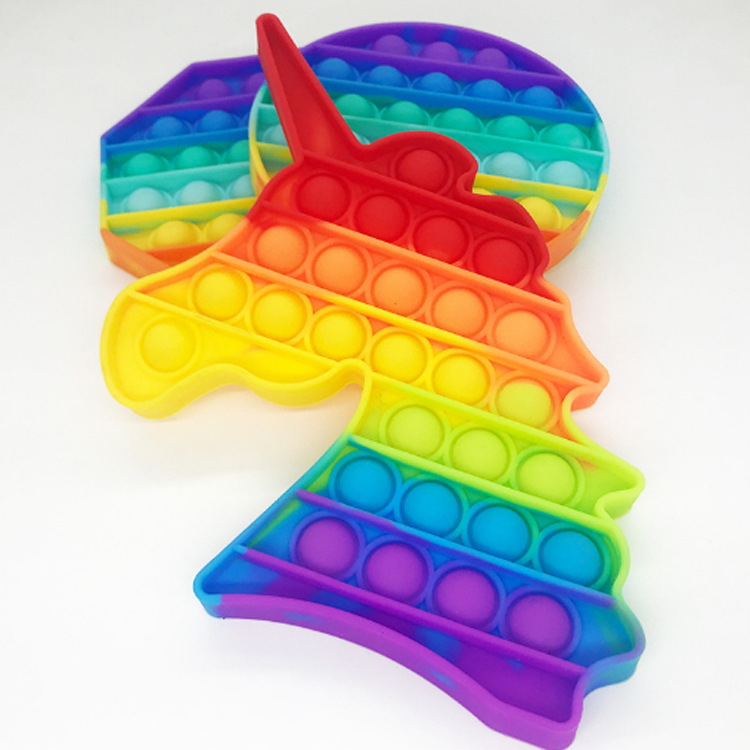 Rat Killer Pioneer Puzzle Decompression Toy Rainbow Unicorn Love Silicone High Yield UV Printer