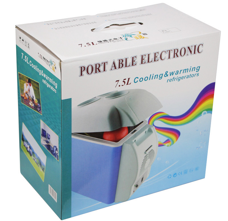 Portable Hot and Cold Dual-Function Car Refrigerator 7.5 Liters Large Capacity Cool Whole Summer Factory Direct Supply Wholesale