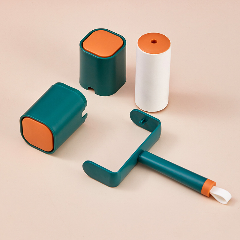 Nordic Contrast Color Lint Roller Tearable Roll Paper Rolling Brush Clothing Hair Removal Lint Replacement Sticky Paper Pet Go Sticky Hair