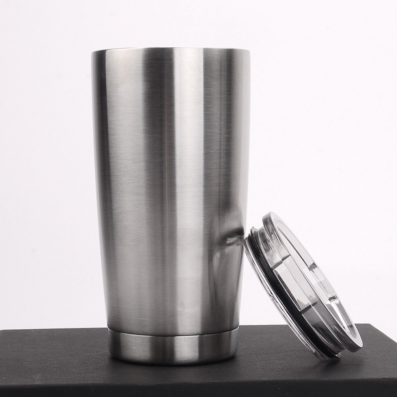 ice cup thermos GMBH cup 304 double layer stainless steel spray 20 oz cup coffee beer keller car water cup to keep Cool