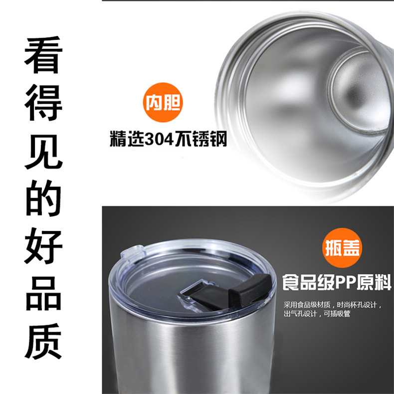 ice cup thermos GMBH cup 304 double layer stainless steel spray 20 oz cup coffee beer keller car water cup to keep Cool ice cup thermos GMBH cup 304 double layer stainless steel spray 20 oz cup coffee beer keller car water cup to keep Cool