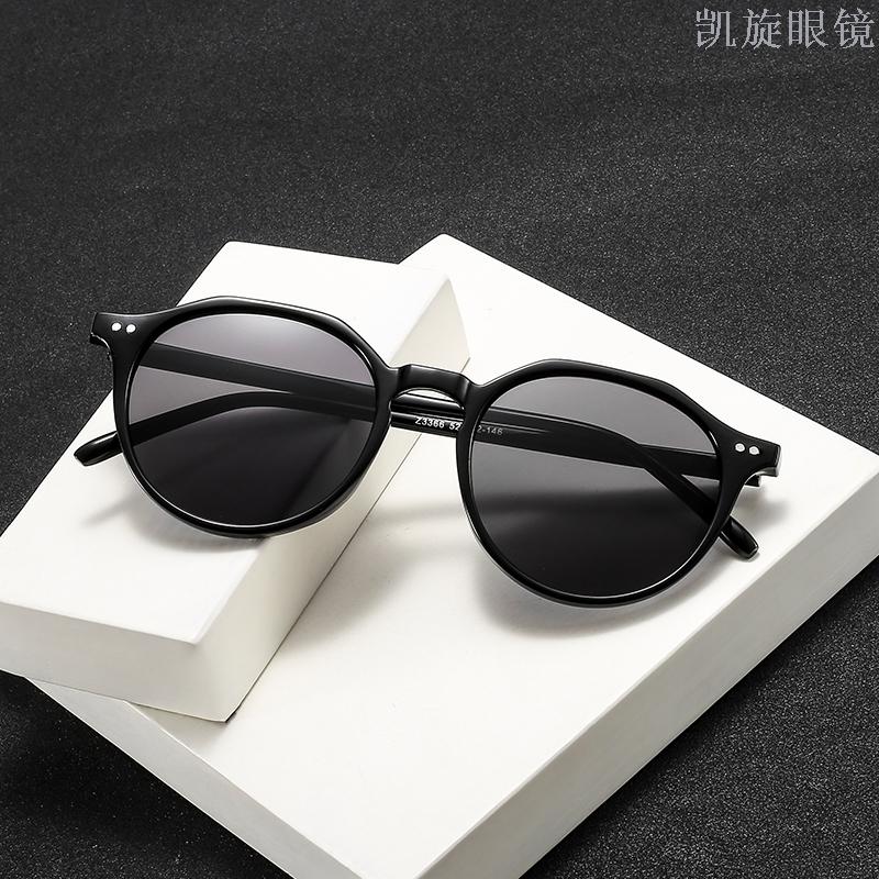 Rice nail sunglasses retro glasses candy color frame street pats round face girl summer sun shade uv sunglasses tide