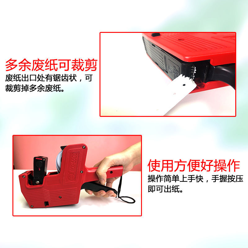 Price Labeller Price Labeller Store Supermarket Price Labeling Machine Production Date Printer Manual Single Row Pricing Gun