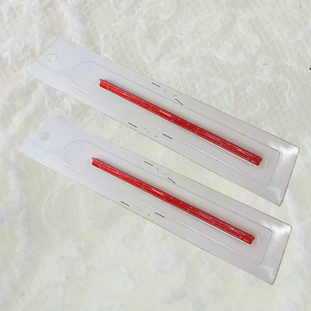 Three sides of three rib scale  triangle ruler ruler  stationery