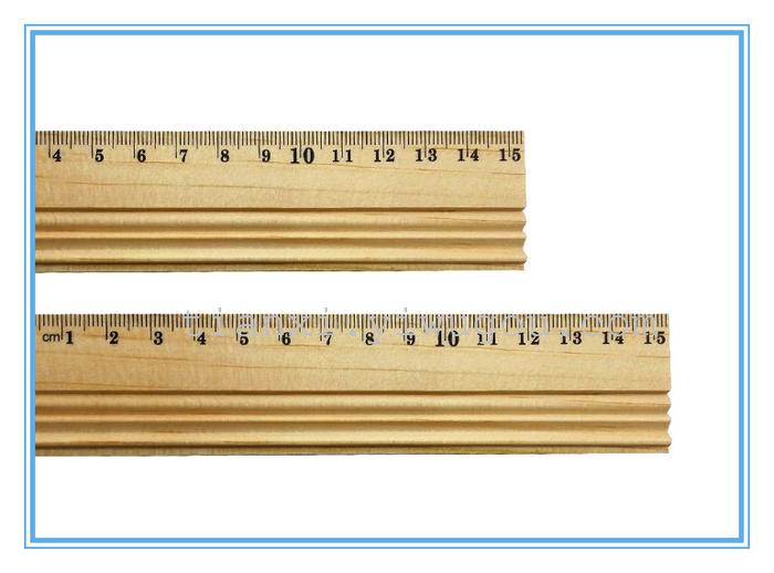 Ruler SM3415 multi-groove feet 15CM logs wooden ruler stationery Ruler SM3415 multi-groove feet 15CM logs wooden ruler stationery