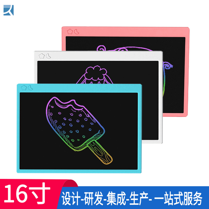 16-Inch Rechargeable Crayon-Trace LCD Graffiti Large Drawing Board Calligraphy Practice Teaching Message Painting Children LCD Handwriting Board