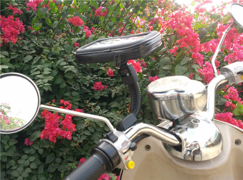 Bicycle Motorcycle Rearview Mirror of Electric Vehicle Universal Navigation Waterproof Bag Mobile Phone Bracket Manufacturer Bike Holder Bicycle Motorcycle Rearview Mirror of Electric Vehicle Universal Navigation Waterproof Bag Mobile Phone Bracket Manufacturer Bike Holder
