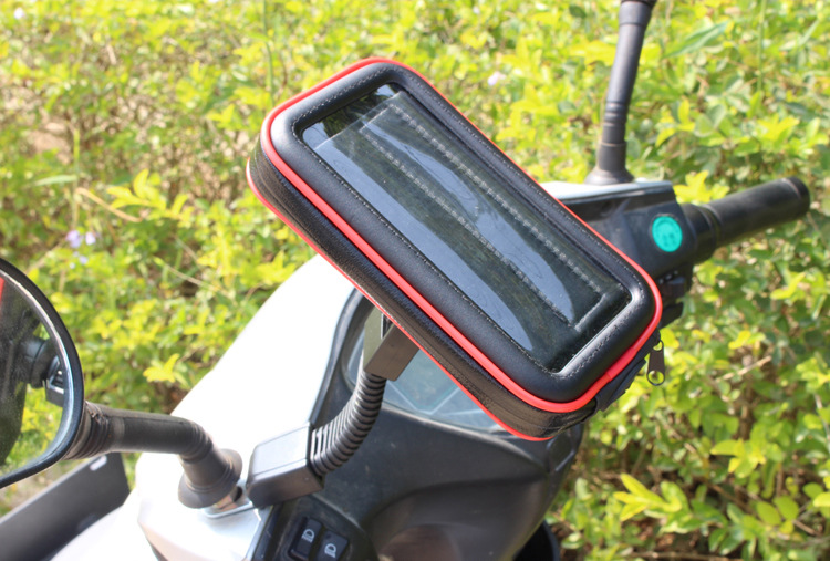 Bicycle Motorcycle Rearview Mirror of Electric Vehicle Universal Navigation Waterproof Bag Mobile Phone Bracket Manufacturer Bike Holder Bicycle Motorcycle Rearview Mirror of Electric Vehicle Universal Navigation Waterproof Bag Mobile Phone Bracket Manufacturer Bike Holder