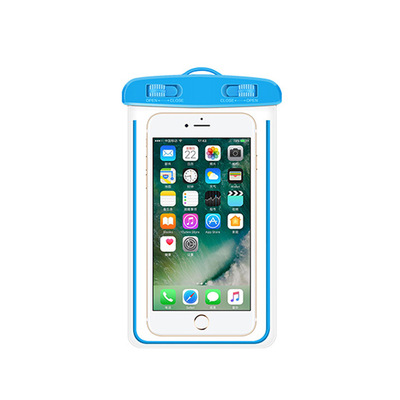 PVC Transparent Luminous Mobile Phone Waterproof Bag Swimming Photography Diving Mobile Phone Waterproof Cover