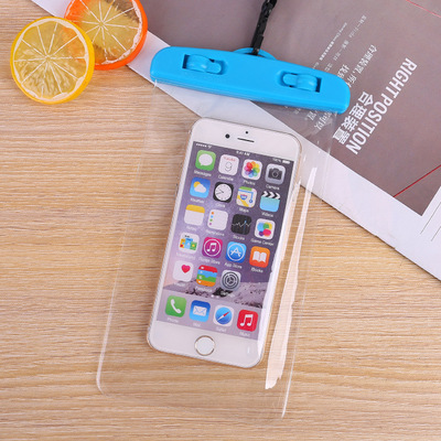 PVC Transparent Luminous Mobile Phone Waterproof Bag Swimming Photography Diving Mobile Phone Waterproof Cover