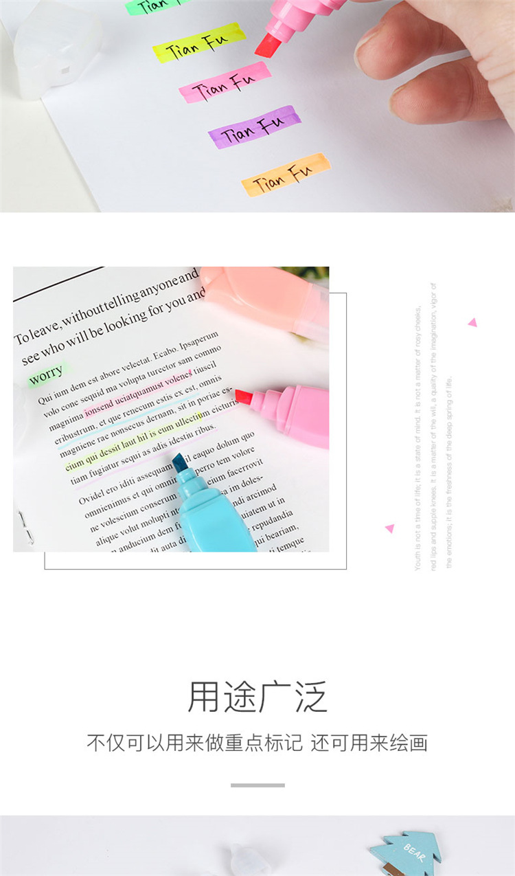 Fresh Flower Shape Mini Fluorescent Pen Children Student Color Rough Stroke Key Marker Graffiti Pen 6 Pack Fresh Flower Shape Mini Fluorescent Pen Children Student Color Rough Stroke Key Marker Graffiti Pen 6 Pack