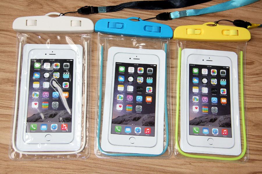 PVC Transparent Luminous Mobile Phone Waterproof Bag Swimming Photography Diving Mobile Phone Waterproof Cover Printable Logo PVC Transparent Luminous Mobile Phone Waterproof Bag Swimming Photography Diving Mobile Phone Waterproof Cover Printable Logo
