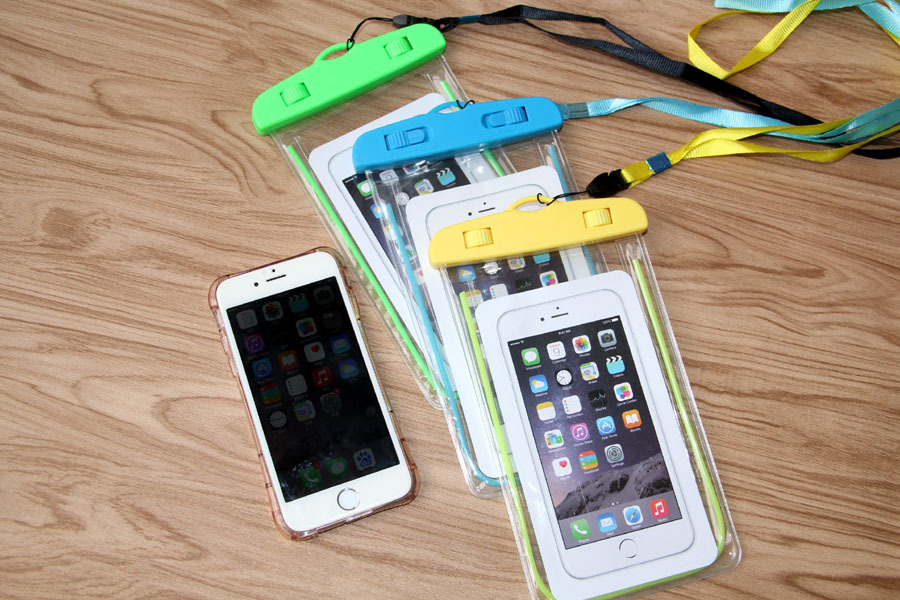 PVC Transparent Luminous Mobile Phone Waterproof Bag Swimming Photography Diving Mobile Phone Waterproof Cover Printable Logo PVC Transparent Luminous Mobile Phone Waterproof Bag Swimming Photography Diving Mobile Phone Waterproof Cover Printable Logo