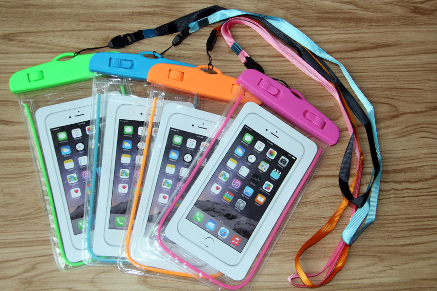 PVC Transparent Luminous Mobile Phone Waterproof Bag Swimming Photography Diving Mobile Phone Waterproof Cover Printable Logo PVC Transparent Luminous Mobile Phone Waterproof Bag Swimming Photography Diving Mobile Phone Waterproof Cover Printable Logo