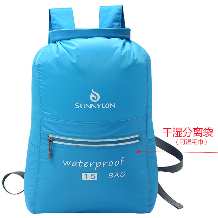 Spot Supply Nylon Nano Upstream Water-Proof Bag Customized Outdoor Swimming Water-Proof Bag Beach Drifting Waterproof Bag