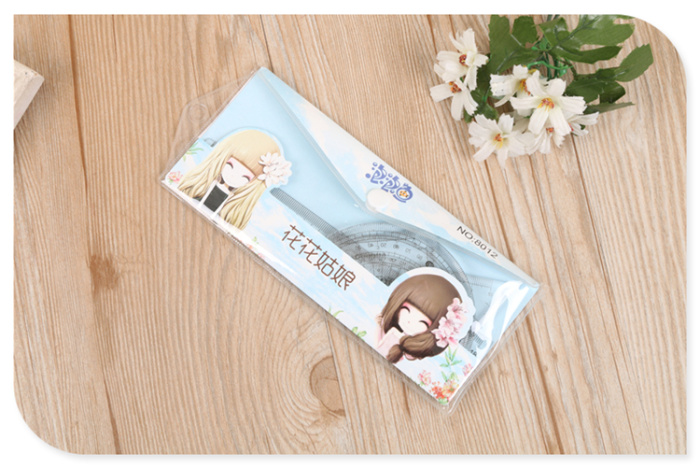 Plastic stationery ruler students examination triangle protractor ruler set ruler