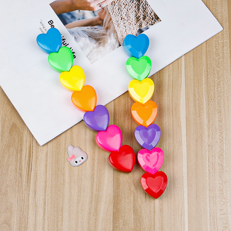 Multi-Color Fluorescent Pen Eye Protection Light Color Series Hand Account Textbook Marker Double-Headed Marking Pen Student Notes Key Pen