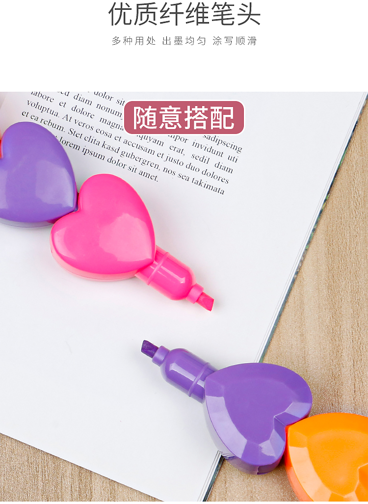 Multi-Color Fluorescent Pen Eye Protection Light Color Series Hand Account Textbook Marker Double-Headed Marking Pen Student Notes Key Pen Multi-Color Fluorescent Pen Eye Protection Light Color Series Hand Account Textbook Marker Double-Headed Marking Pen Student Notes Key Pen