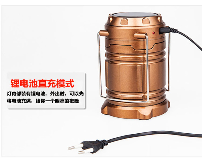 Outdoor solar rechargeable camping Lantern camping light portable LED emergency tent light Lantern hanging lamp Outdoor solar rechargeable camping Lantern camping light portable LED emergency tent light Lantern hanging lamp
