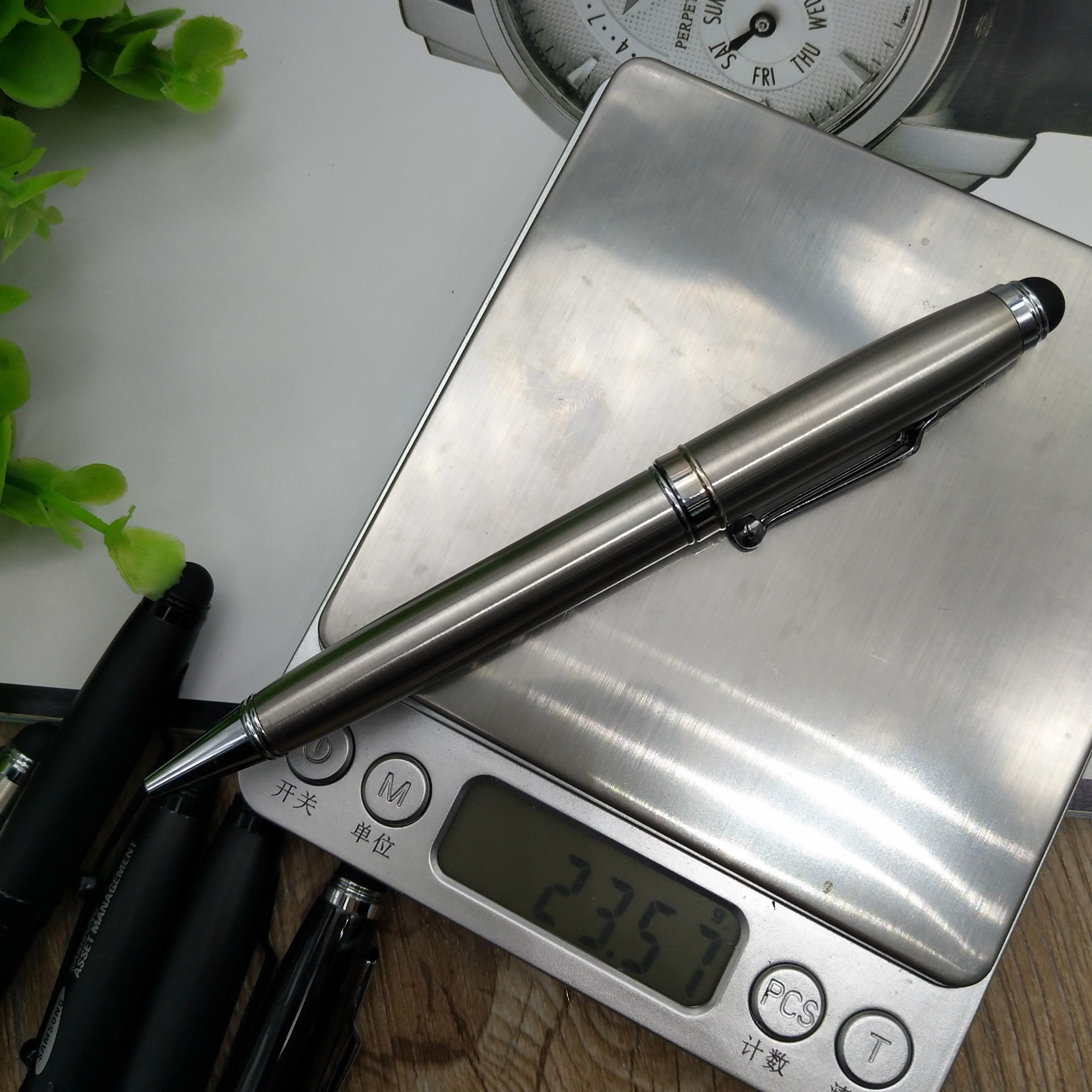 Capacitive Stylus Handwriting Ballpoint Pen Advertising Marker Custom Touch Metal Pen Ballpoint Pen Custom Logo