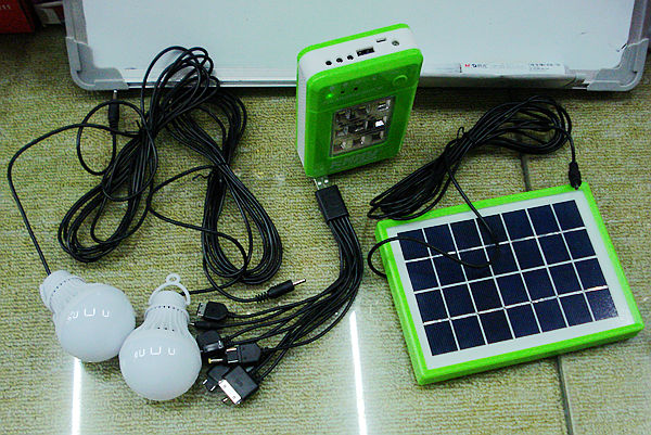 KH-5188 solar rechargeable lithium-ion battery LED lamp camping light Lantern
