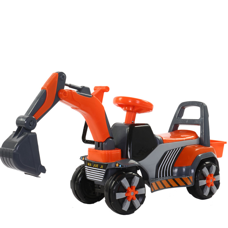 Children&#039;s Electric Excavator Boy Toy Car Excavator Riding Large Rechargeable Hook Machine Toddler Engineering Vehicle