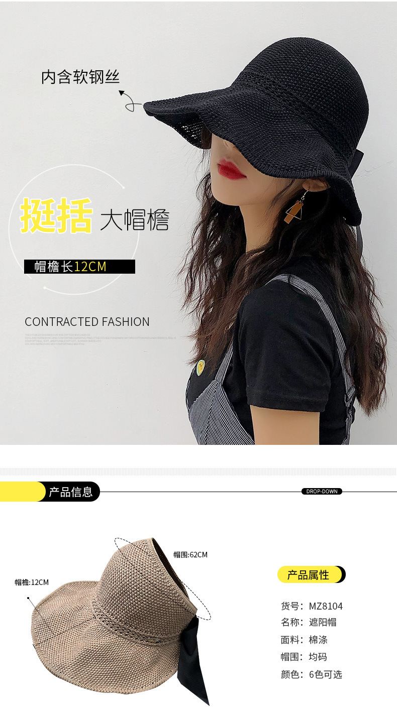 Hat Female 2021 New Spring Summer Fisherman Hat Ladies Outdoor Sun Shade Visor Cap Folding Straw Hat Hat Female 2021 New Spring Summer Fisherman Hat Ladies Outdoor Sun Shade Visor Cap Folding Straw Hat