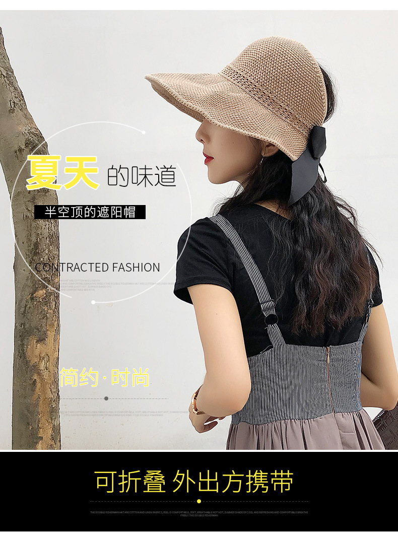 Hat Female 2021 New Spring Summer Fisherman Hat Ladies Outdoor Sun Shade Visor Cap Folding Straw Hat Hat Female 2021 New Spring Summer Fisherman Hat Ladies Outdoor Sun Shade Visor Cap Folding Straw Hat