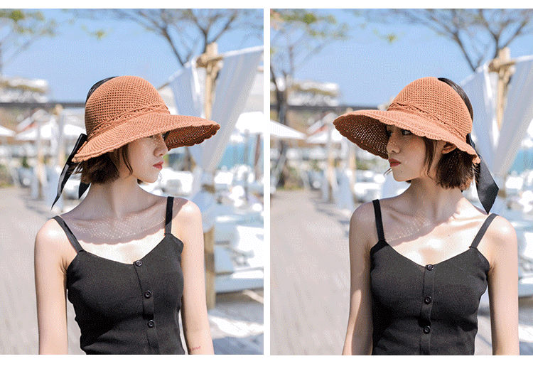 Hat Female 2021 New Spring Summer Fisherman Hat Ladies Outdoor Sun Shade Visor Cap Folding Straw Hat Hat Female 2021 New Spring Summer Fisherman Hat Ladies Outdoor Sun Shade Visor Cap Folding Straw Hat