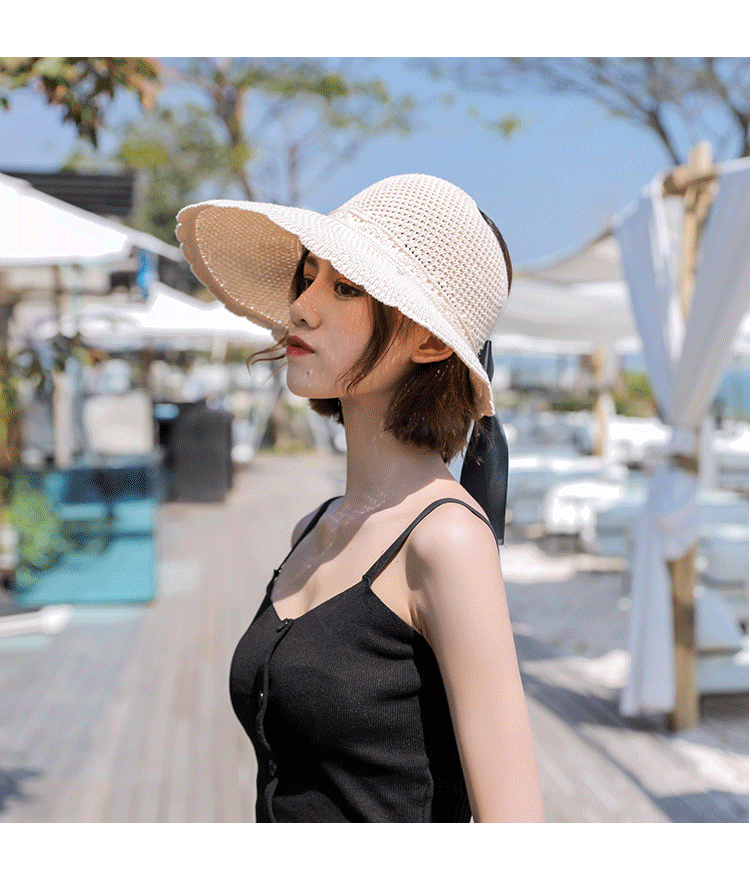 Hat Female 2021 New Spring Summer Fisherman Hat Ladies Outdoor Sun Shade Visor Cap Folding Straw Hat Hat Female 2021 New Spring Summer Fisherman Hat Ladies Outdoor Sun Shade Visor Cap Folding Straw Hat