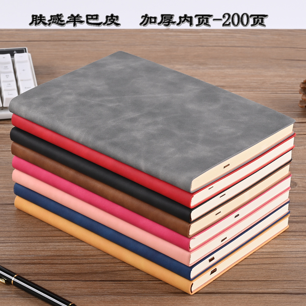 2021 Business Office Soft Copy Thick Calendar Notepad A5 Notebook Pack B5 Student Book Custom Logo