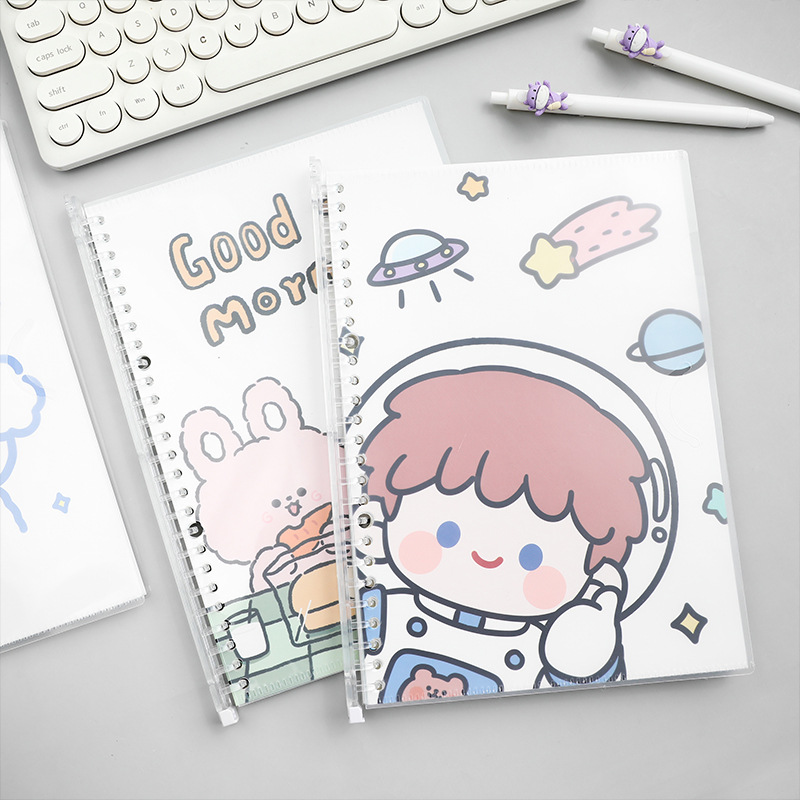 Cute Coil Notebook New 2021 Student Notebook Loose-Leaf Creative Cute Loose Spiral Notebook Ins Style Notebook