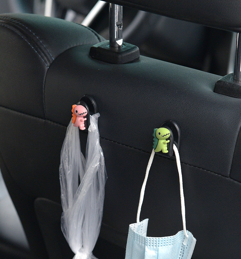 Car Hook Creative Cute Car Adhesive Multi-Functional Mini Small Hook Car Seat Back Hook Wholesale