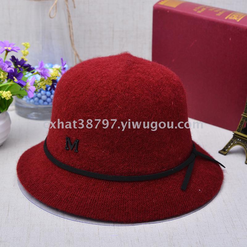 Autumn winter new wool warm travel sun shade small basin cap. Autumn winter new wool warm travel sun shade small basin cap.