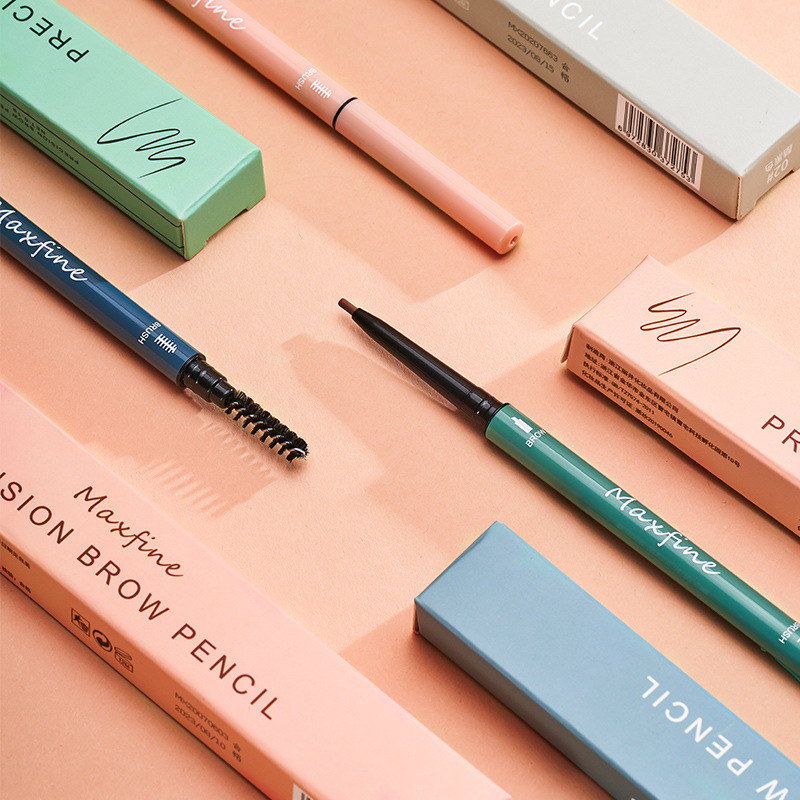 2020 New Morandi Eyebrow Pencil Double-Headed Sweat-Proof Novice Students Natural Slim