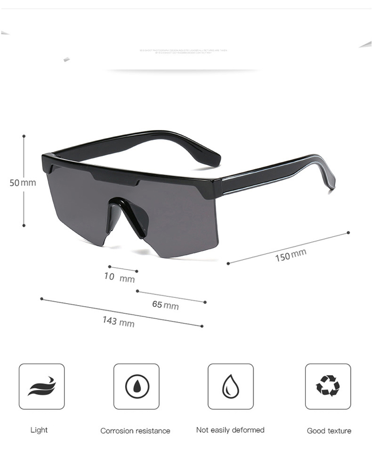 95216 New Design Factory Sunglasses Colorful Frame One Piece Lens PC Frame UV400 Sun Shade 95216 New Design Factory Sunglasses Colorful Frame One Piece Lens PC Frame UV400 Sun Shade