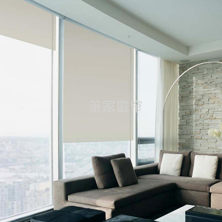 Simple Curtain Punch-Free Installation Lifting Bedroom Bathroom Shading Sun Shade Office Home Sun Protection Heat Insulation