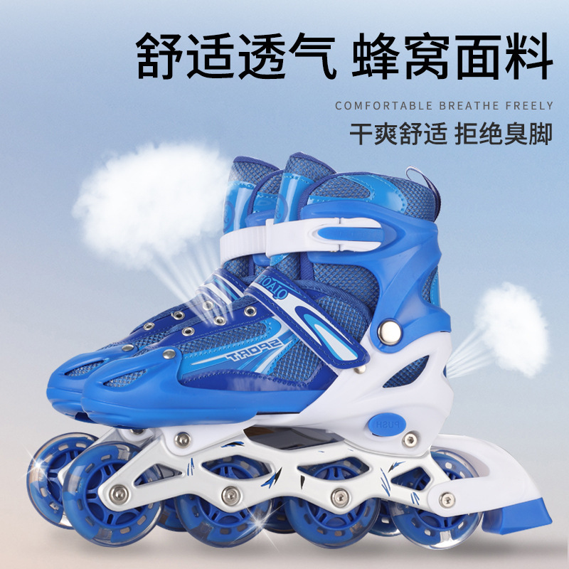 PVC Children&#039;s The Skating Shoes Universal Skates Adult Pulley Speed Skating Roller Skates Qfenc Sliding Heelys Wholesale