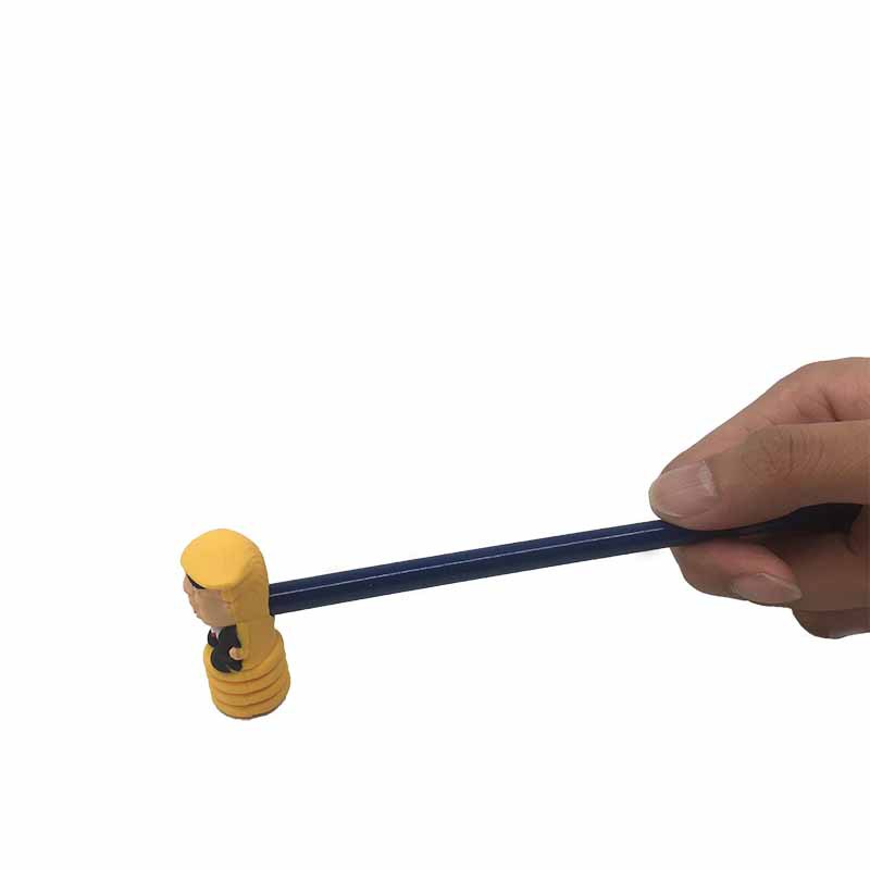 Cross-Border New Trump Pencil Doll Hammer PVC Pencil Holder Separator Pencil Hammer Factory Direct Sales