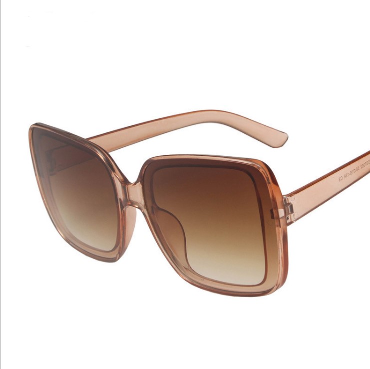 New large frame web celebrity douyin with sunglasses Korean version trend sunglasses women&#039;s sun shade glasses 97062