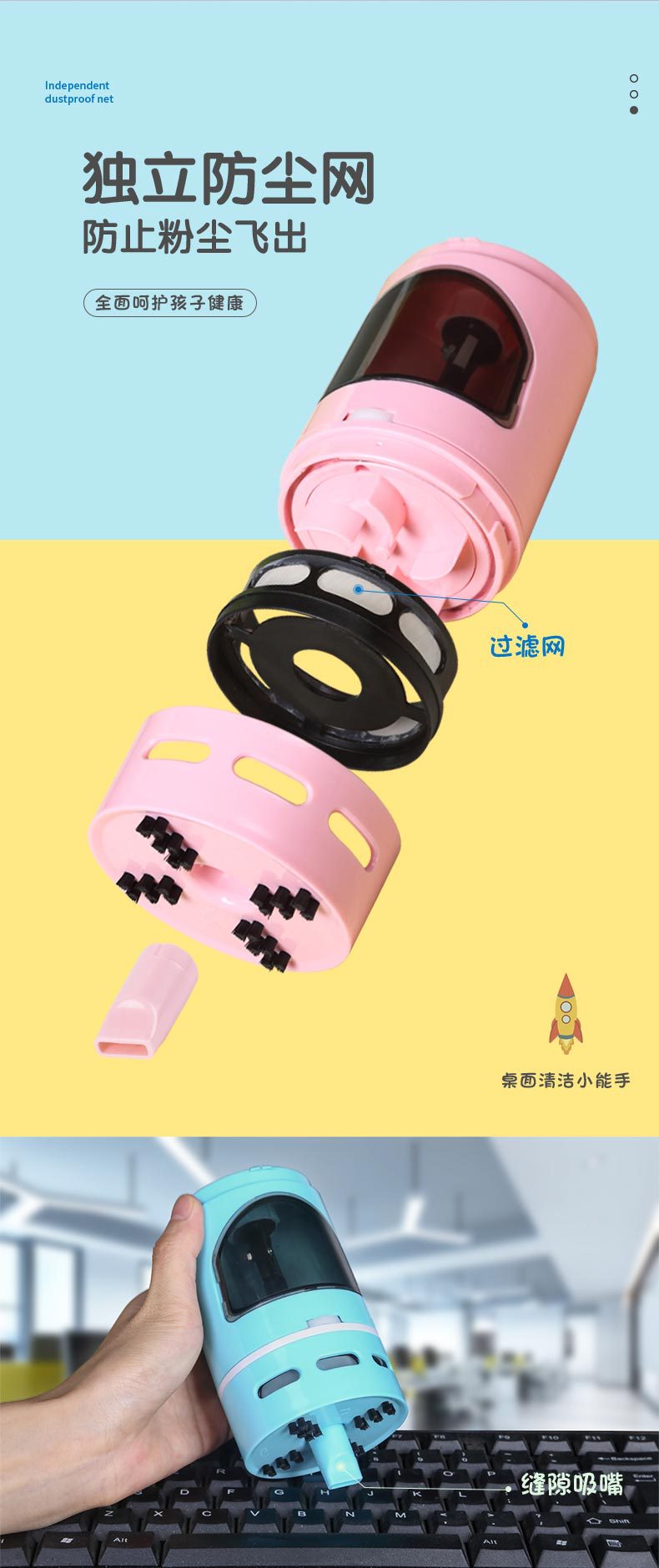 Desktop Vacuum Cleaner Student Portable Automatic Mini Eraser Chip Cleaner Learning Electric Automatic Sharpen Your Pencil