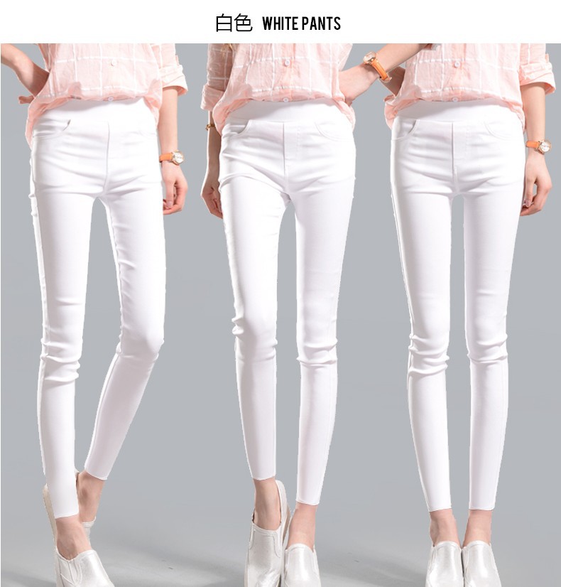 2021 Spring and Autumn New Large Size Black Skinny Pants High Waist Stretch Pencil Pants Tight-Fitting Outerwear Leggings Women's Trousers