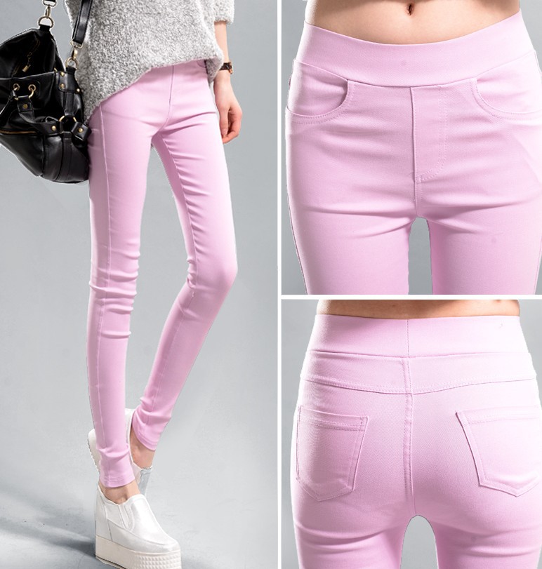 2021 Spring and Autumn New Large Size Black Skinny Pants High Waist Stretch Pencil Pants Tight-Fitting Outerwear Leggings Women's Trousers