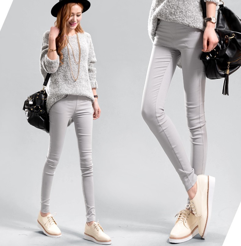 2021 Spring and Autumn New Large Size Black Skinny Pants High Waist Stretch Pencil Pants Tight-Fitting Outerwear Leggings Women's Trousers