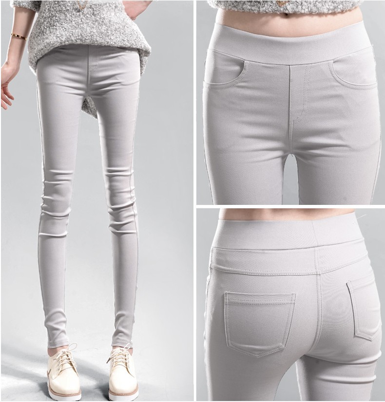 2021 Spring and Autumn New Large Size Black Skinny Pants High Waist Stretch Pencil Pants Tight-Fitting Outerwear Leggings Women's Trousers