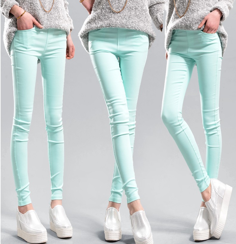 2021 Spring and Autumn New Large Size Black Skinny Pants High Waist Stretch Pencil Pants Tight-Fitting Outerwear Leggings Women's Trousers