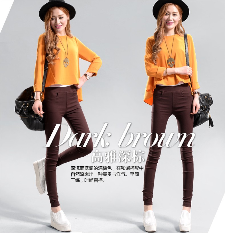 2021 Spring and Autumn New Large Size Black Skinny Pants High Waist Stretch Pencil Pants Tight-Fitting Outerwear Leggings Women's Trousers